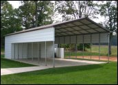 Centreville Illinois Utility Carports and Combo Carports