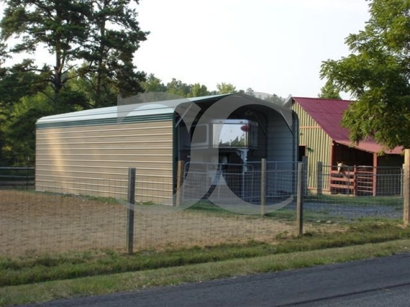 Carport | Regular Roof | 16W x 31L x 9H Carport | Regular Roof | 16W x 31L x 9H