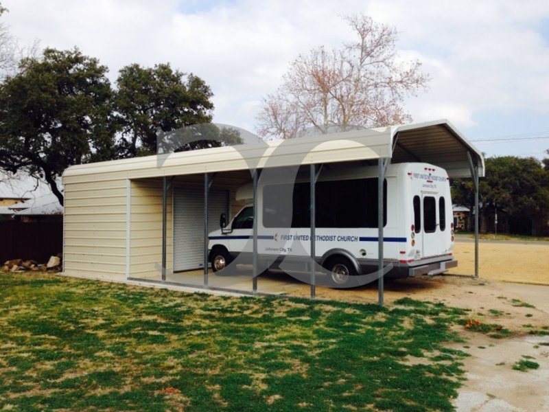 Carport | Regular Roof | 16W x 36L x 8H Utility Carport Carport | Regular Roof | 16W x 36L x 8H Utility Carport