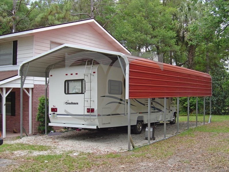 Carport | Regular Roof | 12W x 36L x 8H | RV Carport Covers Carport | Regular Roof | 12W x 36L x 8H | RV Carport Covers