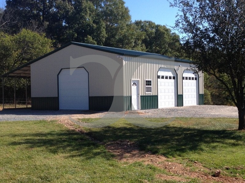 Enclosed Workshop | Vertical Roof | 30W x 41L x 14H | Metal Shop Enclosed Workshop | Vertical Roof | 30W x 41L x 14H | Metal Shop