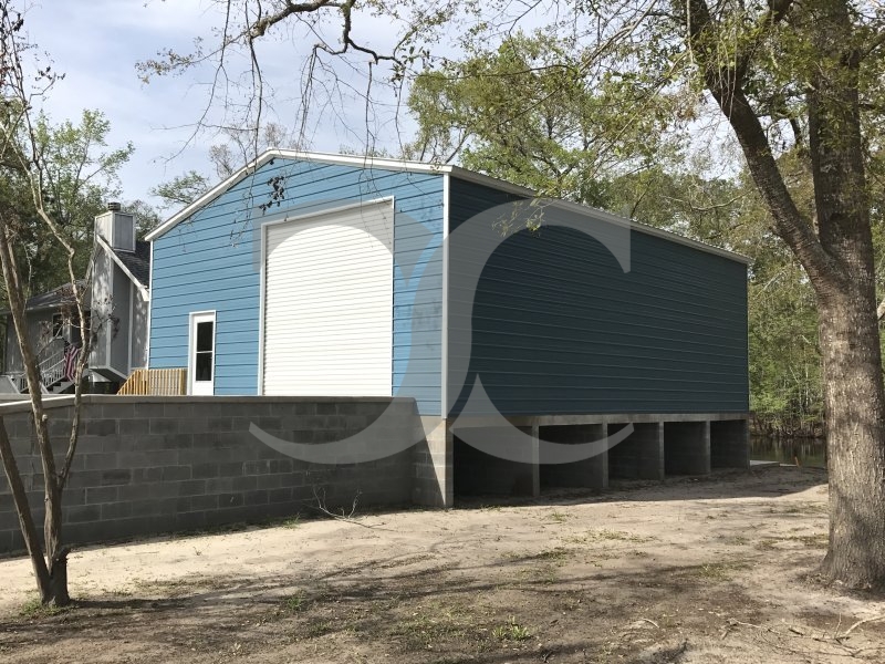Enclosed Metal Workshop | Vertical Roof | 30W x 41L x 13H | All Steel Enclosed Metal Workshop | Vertical Roof | 30W x 41L x 13H | All Steel