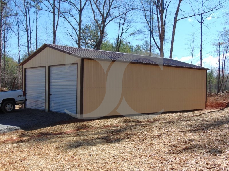 Metal Workshop | Vertical Roof | 24W x 41L x 11H | Steel Building Metal Workshop | Vertical Roof | 24W x 41L x 11H | Steel Building