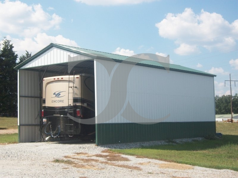 Carport | Vertical Roof | 12W x 31L x 12H | RV Port Carport | Vertical Roof | 12W x 31L x 12H | RV Port
